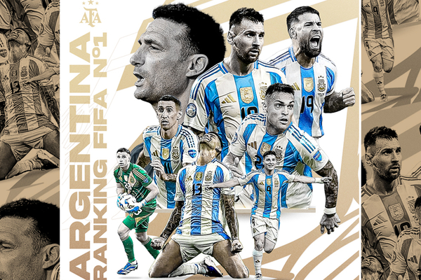 Argentina Conserva el Primer Puesto en el Ranking FIFA Despus de la Jornada de Julio 2025