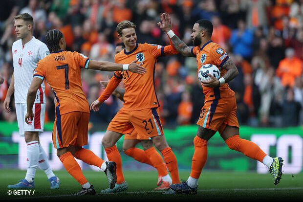 Holanda Domina y Golea a Malta 8-0 en Clasificacin para la Copa del Mundo