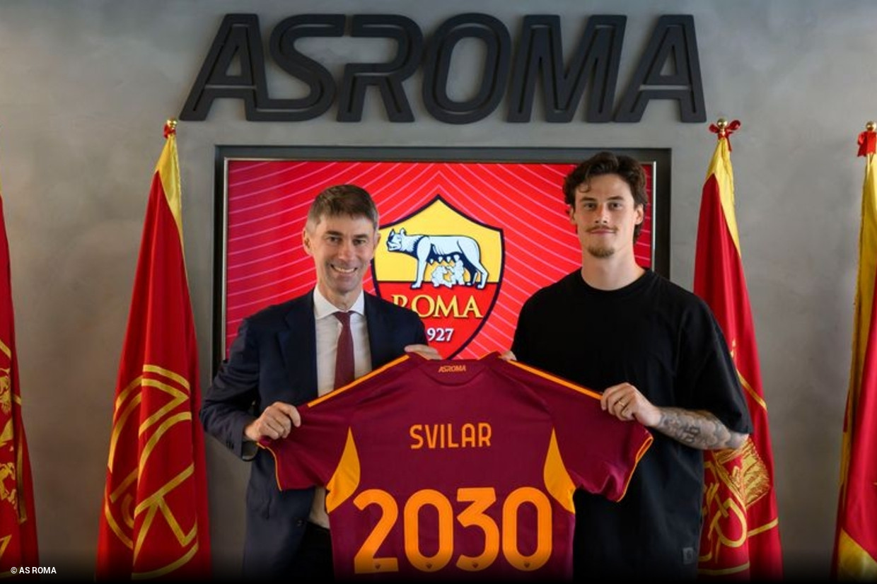 Mile Svilar renueva con la Roma hasta 2030